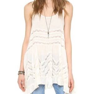 Free people trapeze voile slip dress/tunic